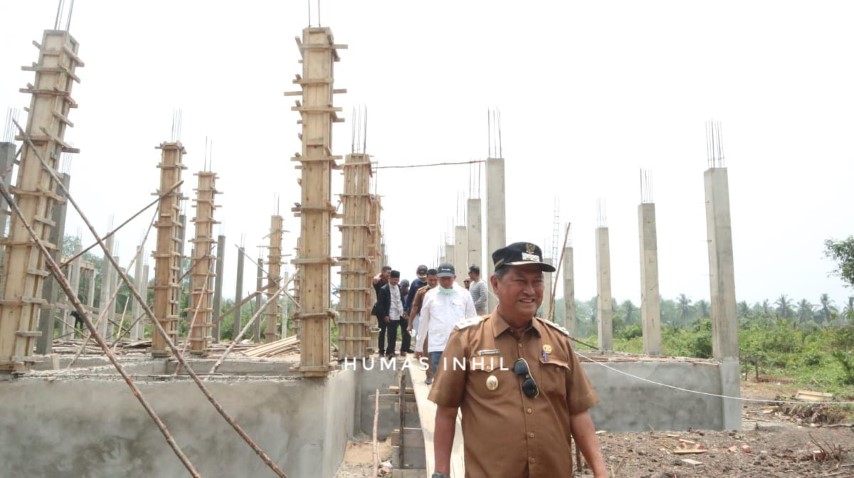 Wabup Syamsuddin Uti Tinjau Pembangunan Puskesmas Sungai Raya