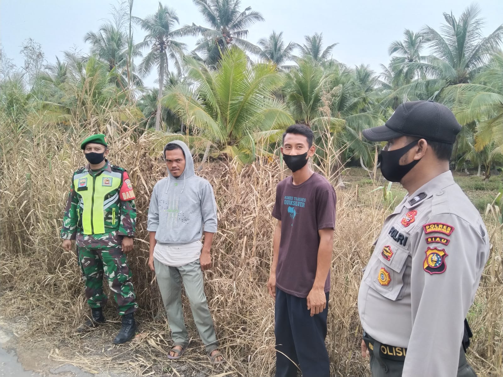 Memasuki Kemarau, Koramil 04/Kuindra Kembali Melaksanakan Patroli Karhutla di Sapat