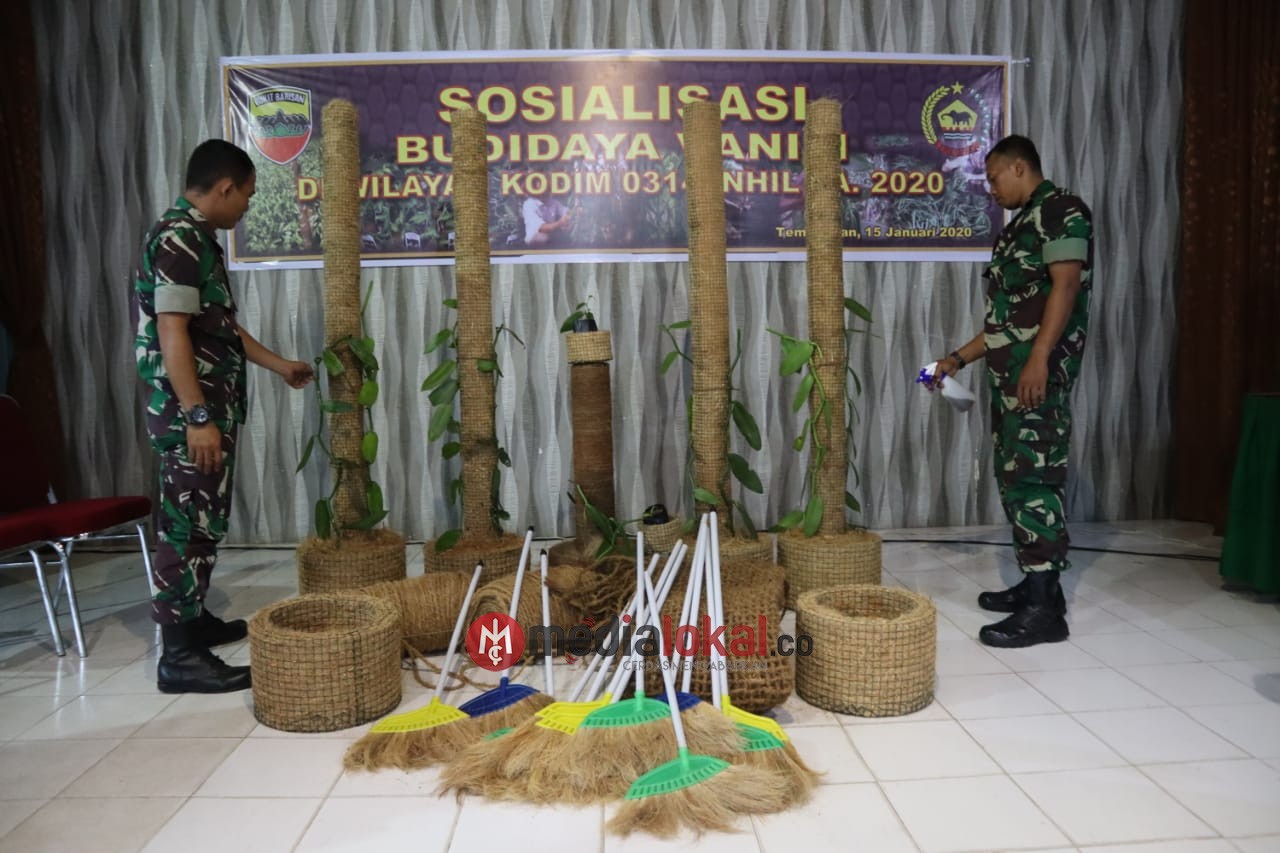 Setelah 'Ditempa', Kini Babinsa Jajaran Kodim 0314/Inhil Siap Sebarkan Ilmu Sulap Sabut Kelapa 