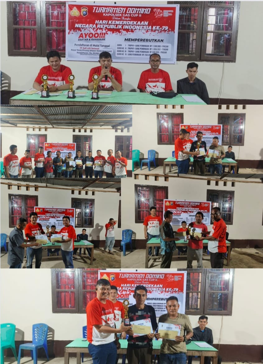 Penutupan Lomba Domino Polsek GAS, Masyarkat Harap Dapat Dilaksanakan Kembali
