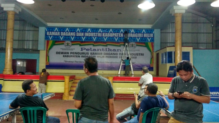 Bakal Dihadiri Gubri, Persiapan Pelantikan Pengurus Kadin Inhil Capai 95 %