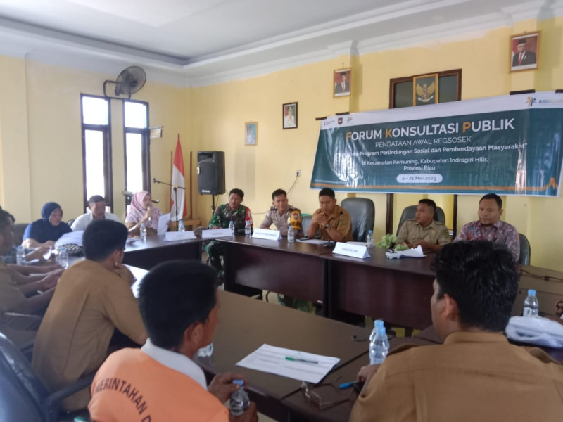 Danramil 09/Kemuning Laksanakan Rapat FKP Dalam Rangka Hasil Dari Pendataan Regsosek
