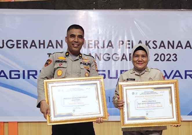 Terima Penghargaan dari KPPN Rengat, Polres Inhu Ucapakan Terimakasih