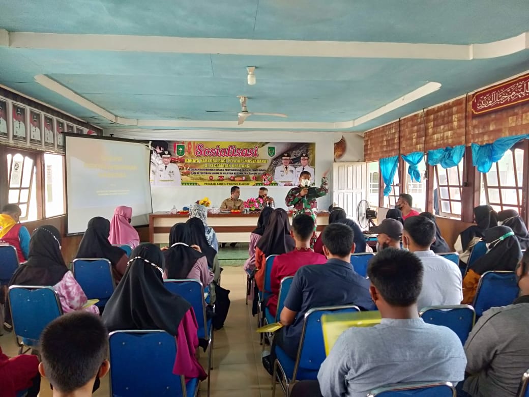 Danramil 09/Kemuning Berikan Materi Bahaya Narkoba