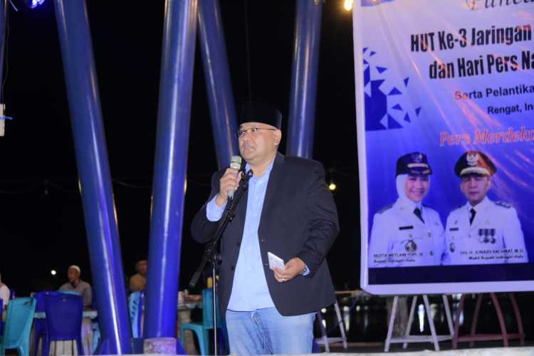 Hadiri Peringatan HUT JMSI Tingkat Propinsi Riau di Rengat, Teguh Santosa Ingin JMSI Jadi Lokomotif Pengembangan Potensi Daerah