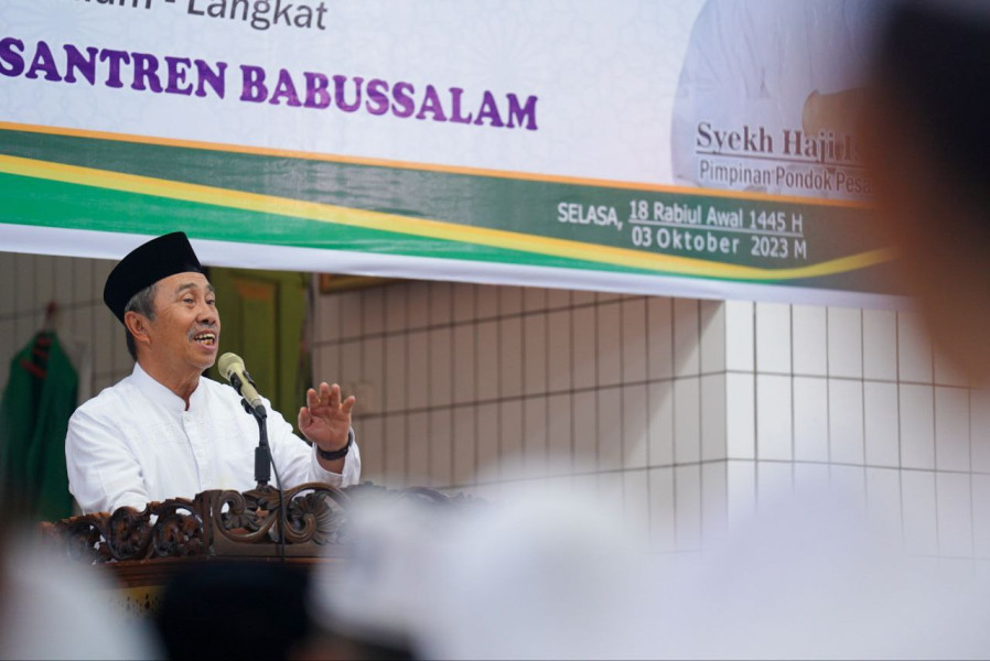Peringati Maulid Nabi di Ponpes Babussalam, Ini Pesan Gubri Syamsuar