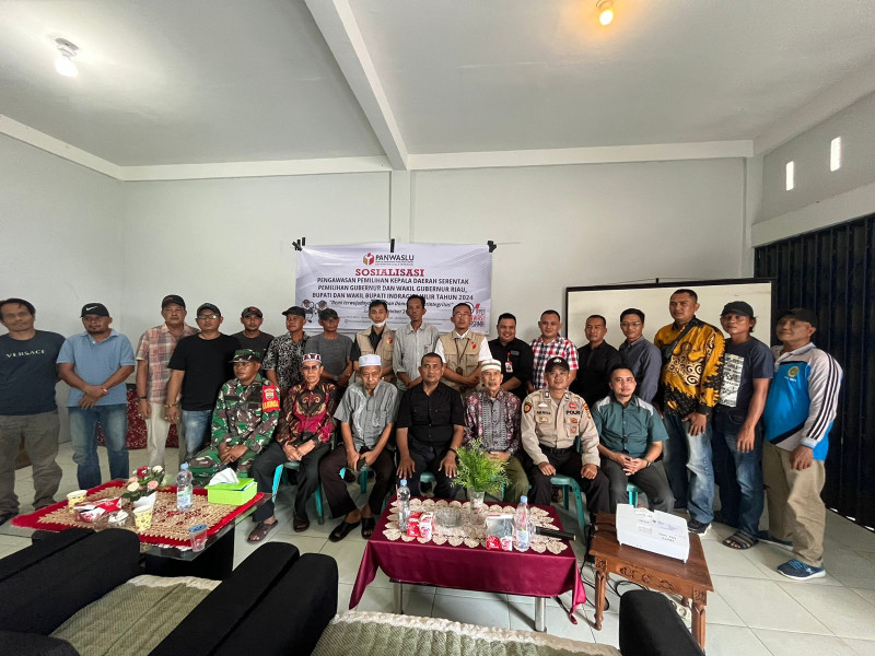 Babinsa Koramil 04/Kdr Hadiri Undangan Sosialisasi Pengawasan Pilkada 2024