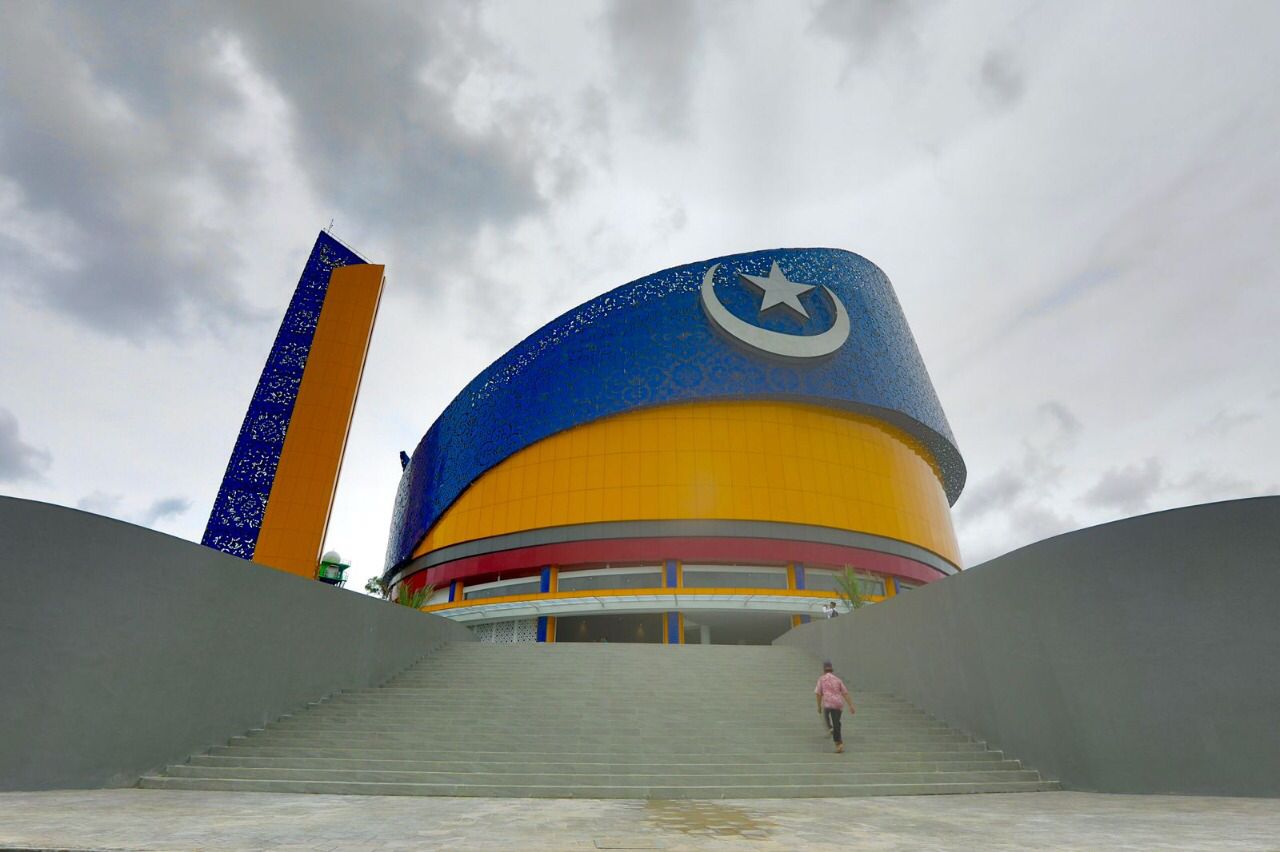 Curah Hujan Tinggi, BP Batam Sigap Tanggulangi Kerusakan Masjid Tanjak  