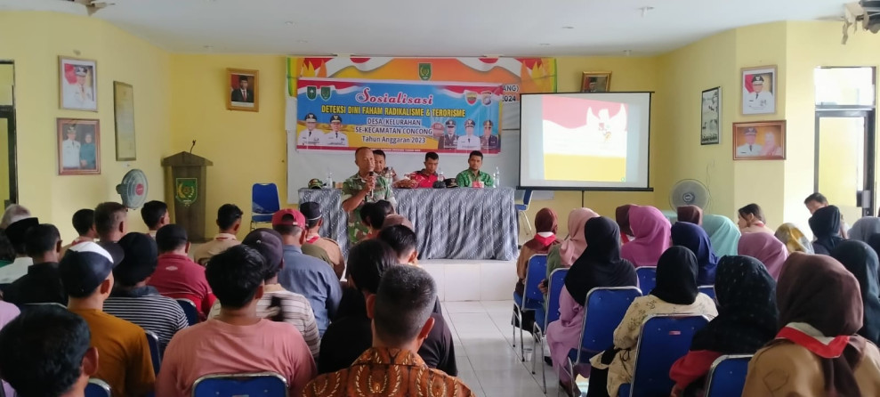 Melalui Konsep Bela Negara, Danramil 04/Kuindra Mensosialisasikan Pencegahan Radikalisme dan Terorisme