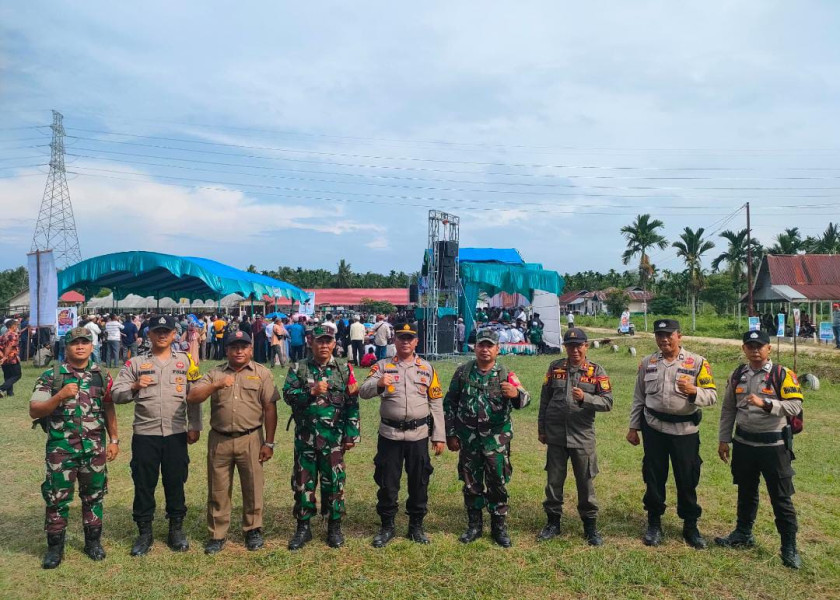 Babinsa Koramil 03/Tempuling, Pam Kampanye Pilkada Serentak 2024