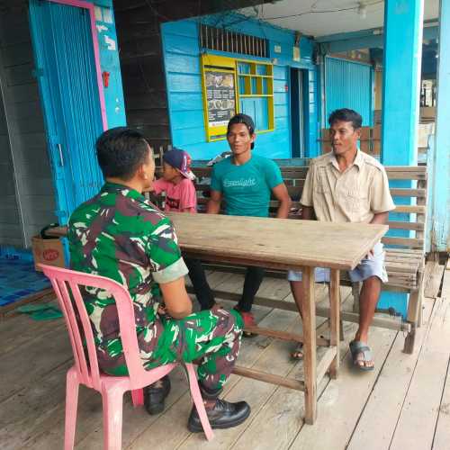 Babinsa Koramil 04/Kuindra Himbau Toda Untuk Menghindari Narkoba