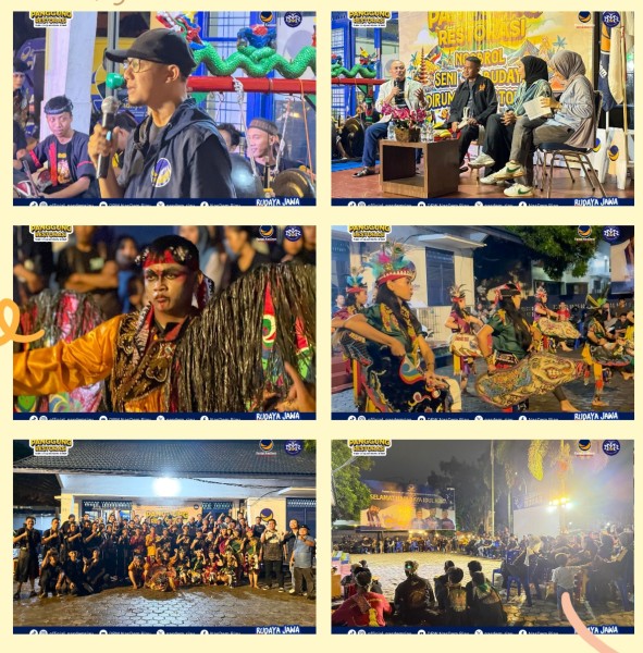 Atraksi Kuda Lumping Meriahkan Panggung Restorasi Atraksi Kuda Lumping Meriahkan Panggung Restorasi