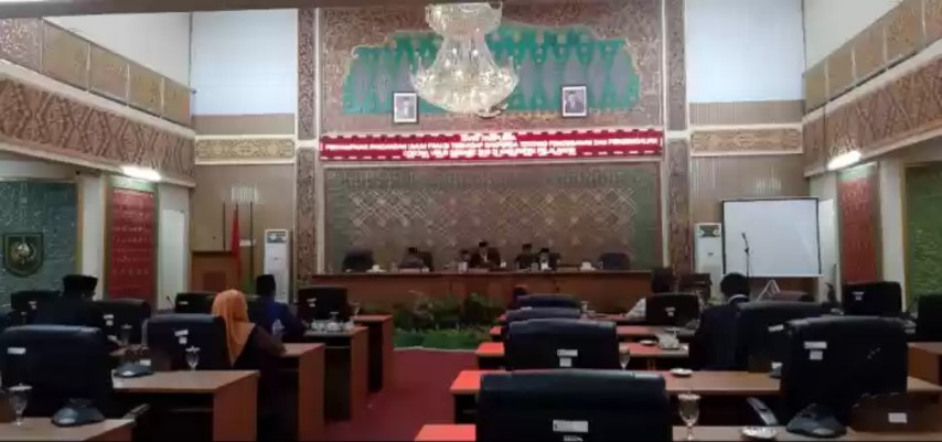 Pemda Pelalawan Usulkan Ranperda Covid-19, Tapi Saat Paripurna Pandangan Fraksi Batal