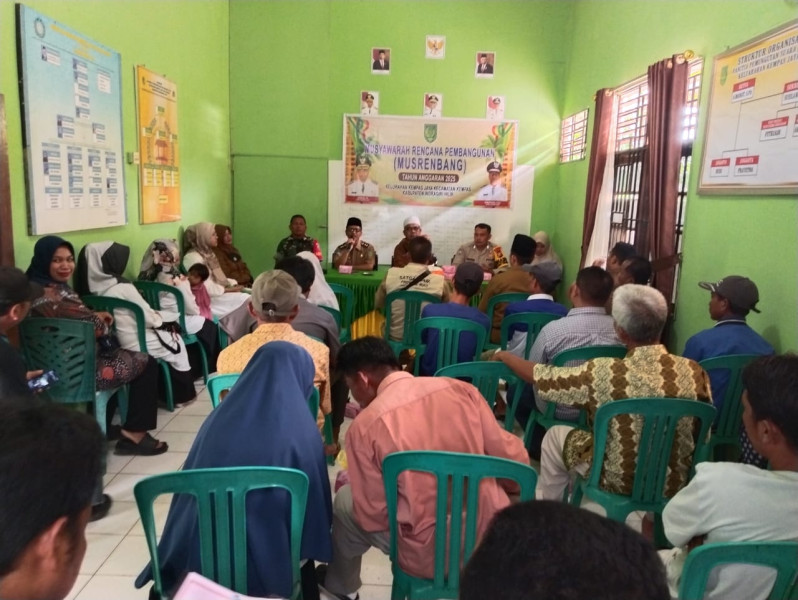 Hadiri Musrenbang Wujud Sinergi Babinsa 03/Tpl Dengan Pemerintah Demi Kemajuan Desa