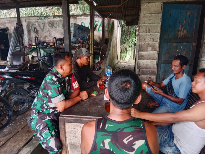 Babinsa Koramil 09/Kmg Harap Ada Ikatan Persaudaraan Dengan Masyarakat