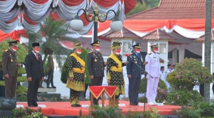 Gubri Pimpin Detik-detik Peringatan HUT RI Ke-76