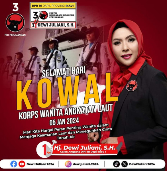 Hari KOWAL, Dewi Juliani Ajak Hargai Peran Penting Wanita Dalam Menjaga Negara
