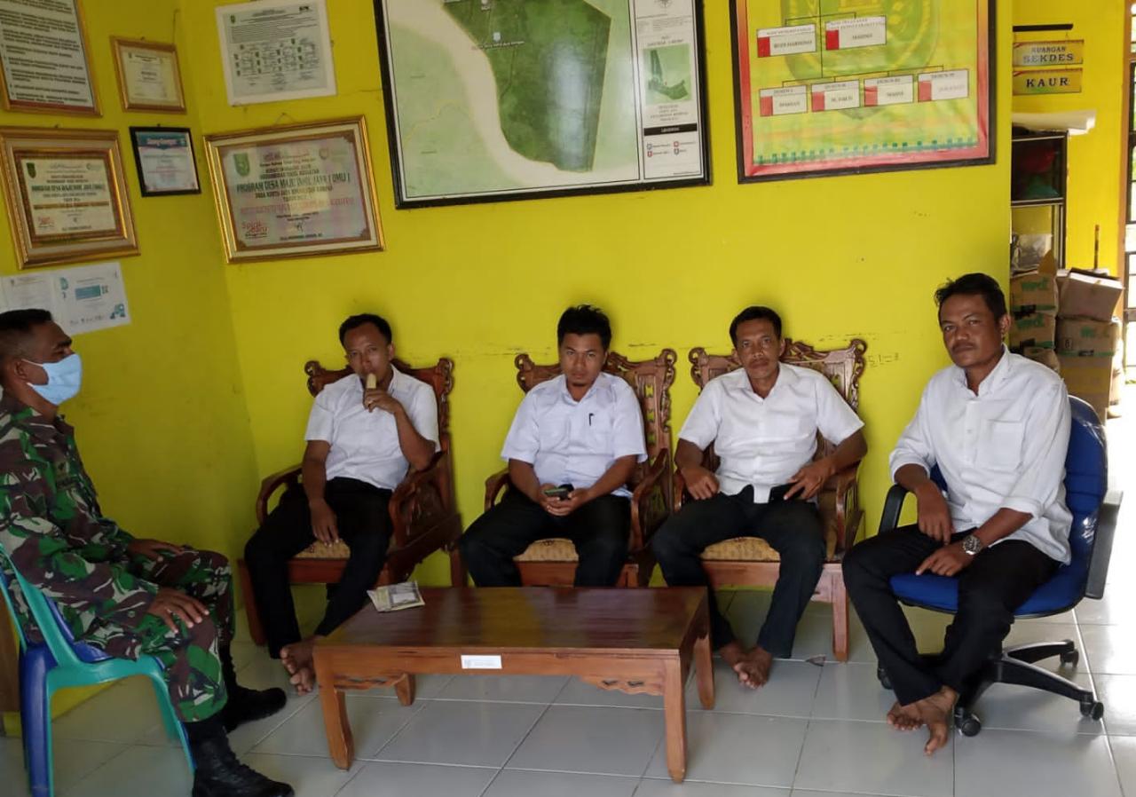 Puldata Ter, Babinsa 03/Tempuling Giat Komsos Bersama Apdes