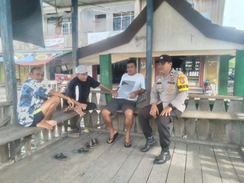 Aiptu Safrizal Zufri Rutin Cooling System Dalam Rangka Operasi Mantap Praja Di Desa Binaan