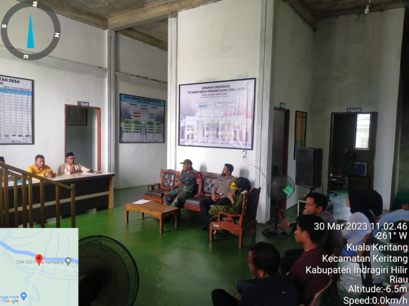 Danramil 09/Kemuning Ikuti Rapat Terbuka Rekapitulasi Hasil