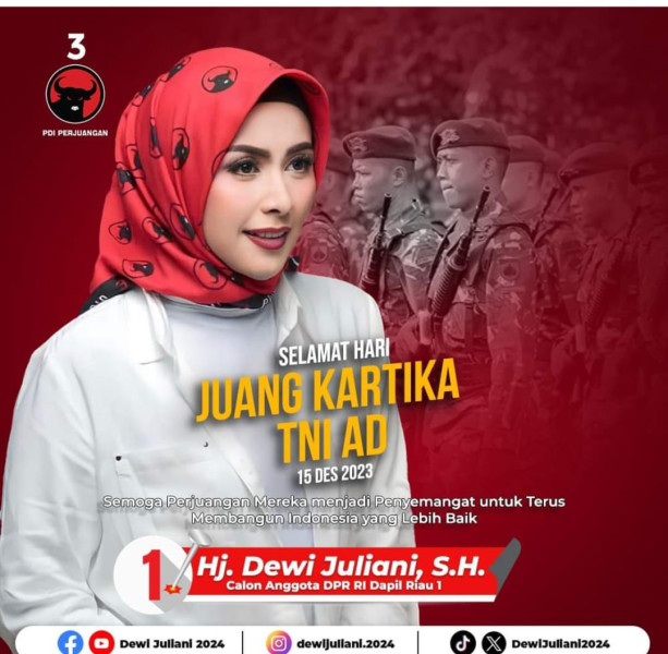 Ucapkan HJK ke-78, Dewi Juliani Ungkap Jadikan Momentum Membangun Bangsa