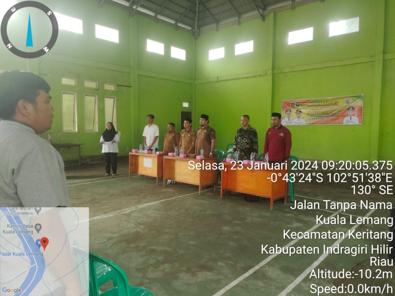 Perencanaan Penurunan Stunting Melalui Musrembangdes dan Rembuk Bersama Danramil 09/Kemuning