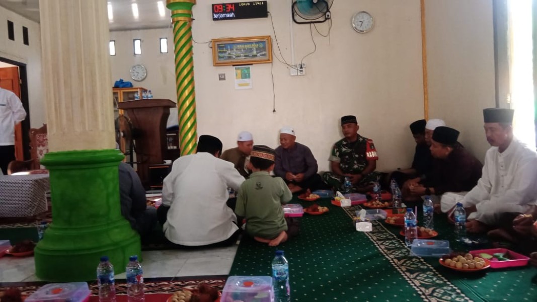 Babinsa Talang Jangkang Dukung Kegiatan Keagamaan di Desa