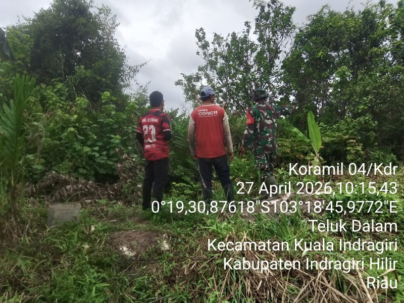 Tiga Setengah Jam di Tapal Batas: Babinsa Teluk Dalam Pastikan Desa Nihil Titik Api