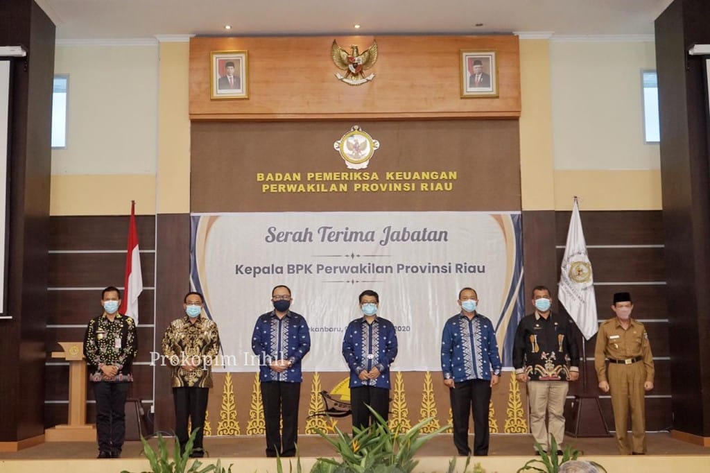 Bupati Inhil Hadiri Sertijab Kepala BPK Perwakilan Provinsi Riau