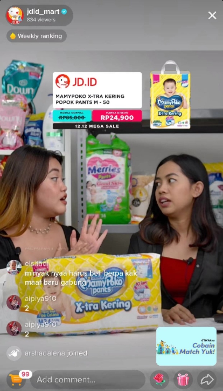 Ciptakan Tren Baru Belanja Online 12.12, Pongo dan JD.ID Hadirkan Live Shopping di Tiktok