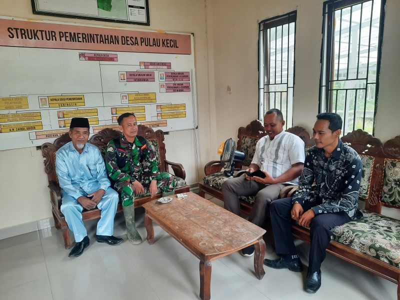 Babinsa Desa Benteng Utara: Komsos untuk Menciptakan Hubungan yang Baik dengan Warga Binaan