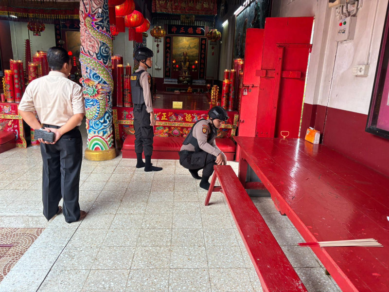 Polres Inhil Pastikan Keamanan dan Kenyamanan Umat dalam Perayaan Tahun Baru Imlek 2576