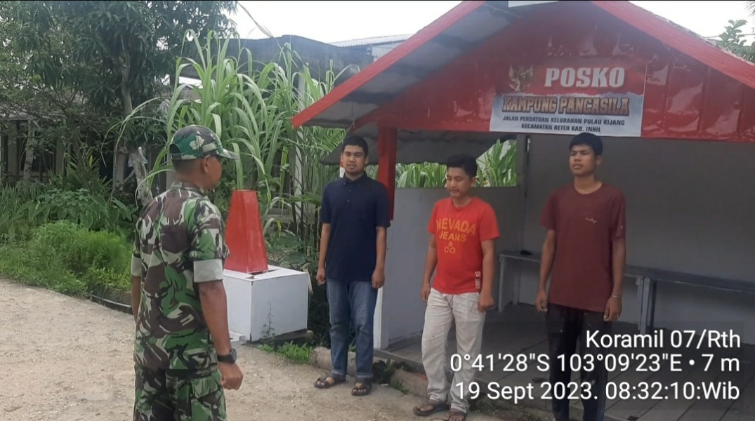 Koramil 07/Reteh Sosialisasi Kepada Pemuda Terkait Pergaulan Bebas dan Bahaya Narkoba