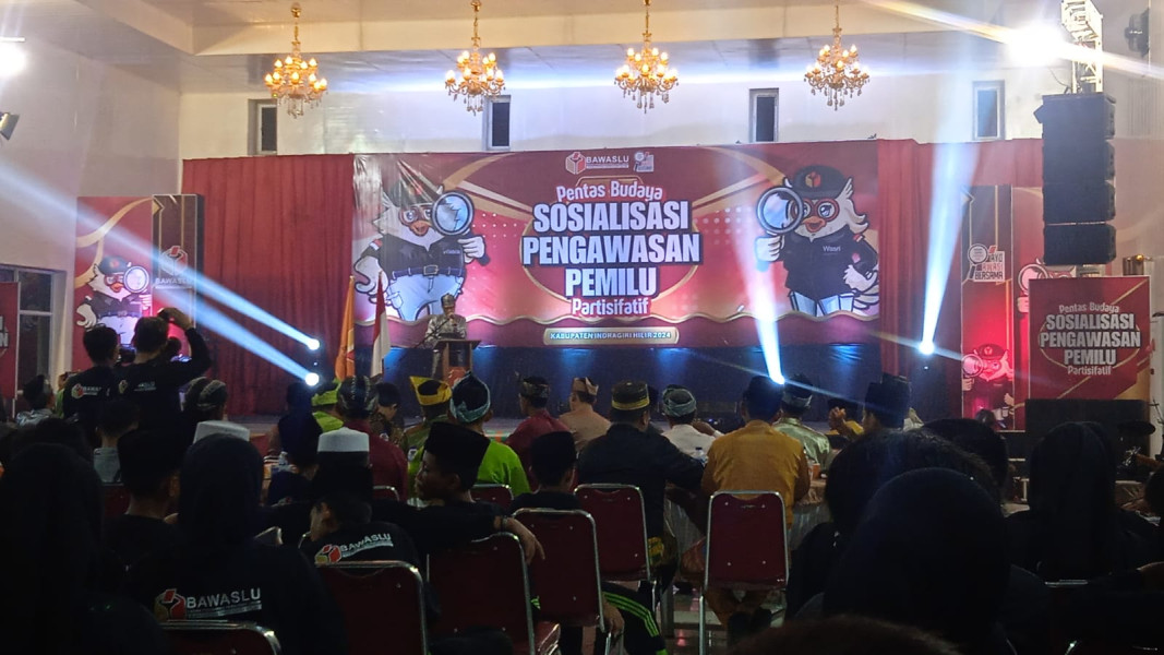 Tingkatkan Kreatifitas Genz, Bawaslu Inhil Taja Pesta Budaya Sosialisasi Pengawasan Pemilu Partisifatif