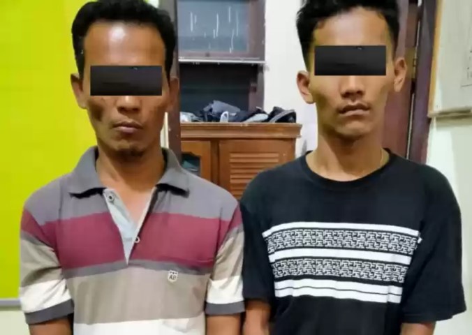 Polsek Pujud Amankan Dua Pelaku Narkotika