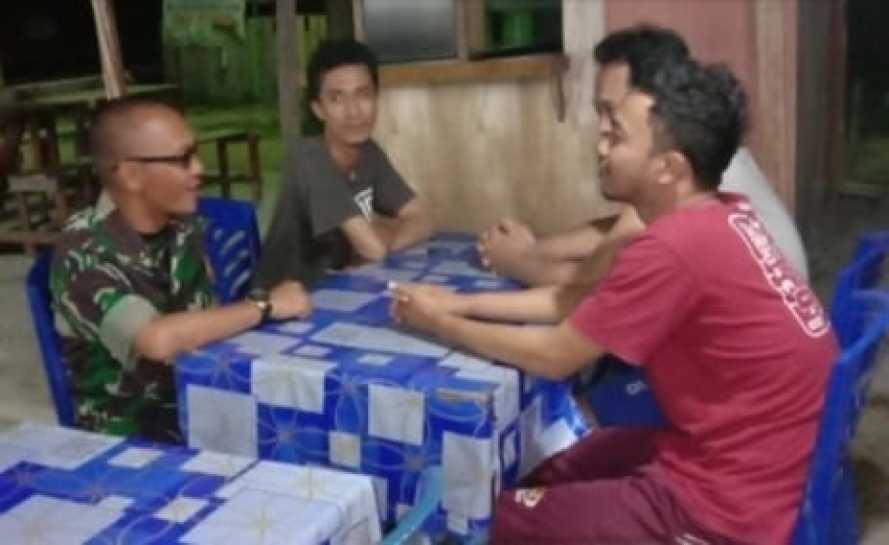Babinsa Koramil 04/Kuindra Selalu Himbau Warga Agar Terhindar Dari Narkoba dan Miras