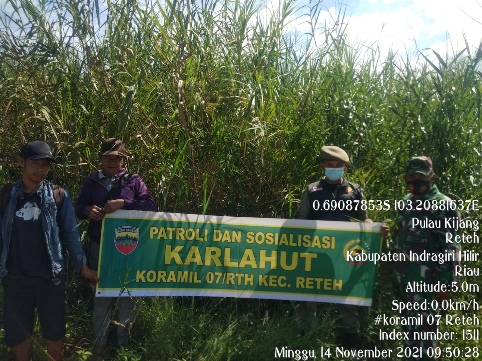 Serda Wahyudin Sosialisasikan Bahaya Karhutla