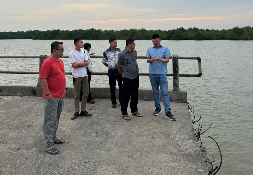 Hardianto Ajak Semua Pihak Lanjutkan Pembangunan dan Manfaatkan Pelabuhan RoRo Pulau Rupat Indonesia - Malaysia