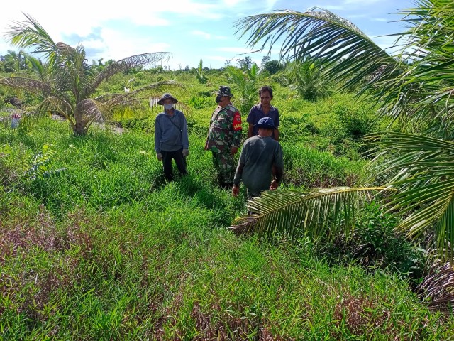 Cegah Karhutla, Personil Koramil 04/Kuindra Gencarkan Patroli