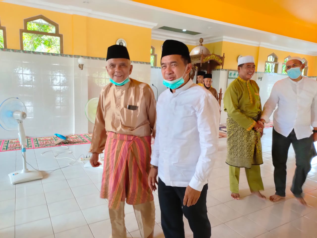 KAGET...! Ketua LAMR Kecamatan Mandah Tak Menyangka Dapat Kunjungan Dari Ketua MKA LAMR Inhil