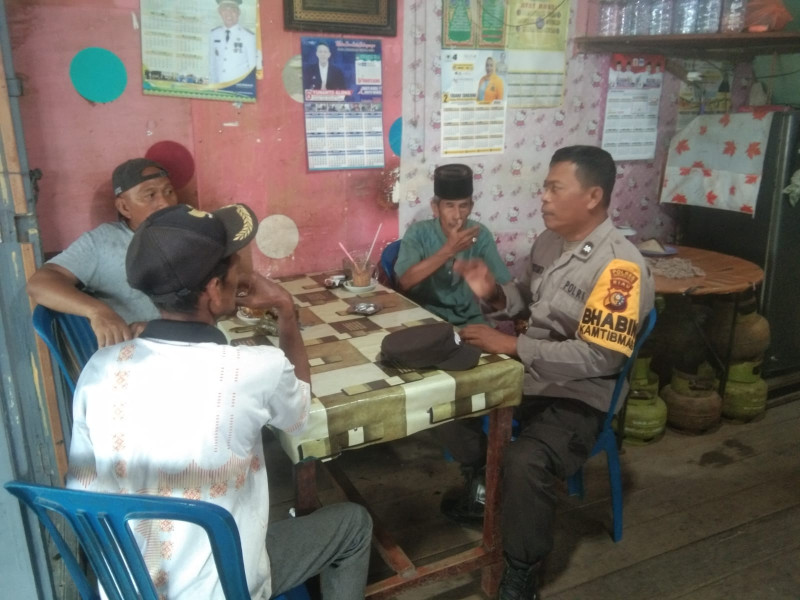 Giat Sosialisasi dan Himbauan Pilkada Damai di Wilkum Polsek Gaung Dalam Rangka Ops Mantap Praja Tahun 2024