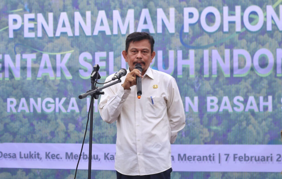 Penanaman Pohon Serentak Seluruh Indonesia, Pemkab Meranti Pusatkan di Kecamatan Merbau