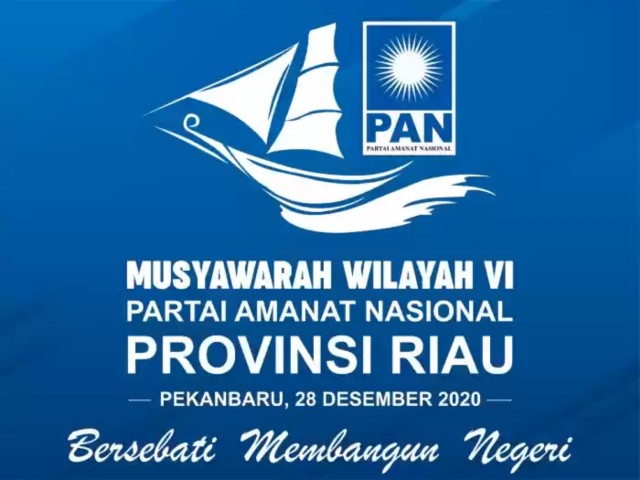 Muswil VI PAN Riau Dimajukan 28 Desember 2020