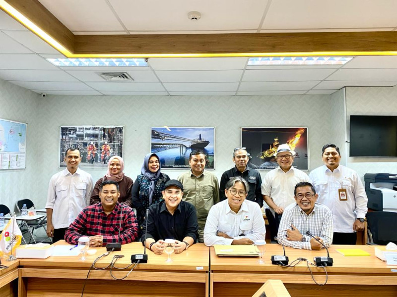 PWI Audiensi ke SKK Migas Sumbagut, Raja Isyam Sampaikan Program 2024