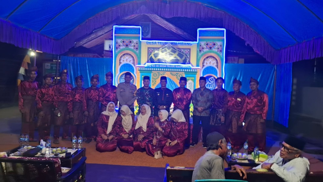 STQ ke-IX Desa Teluk Kiambang Resmi Dibuka, Babinsa 03/Tpl : Wujudkan Generasi yang Berakhlak Mulia