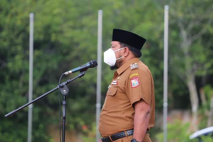 Walikota Tanjungbalai H M Syahrial Pimpin Apel Perdana Tahun 2021