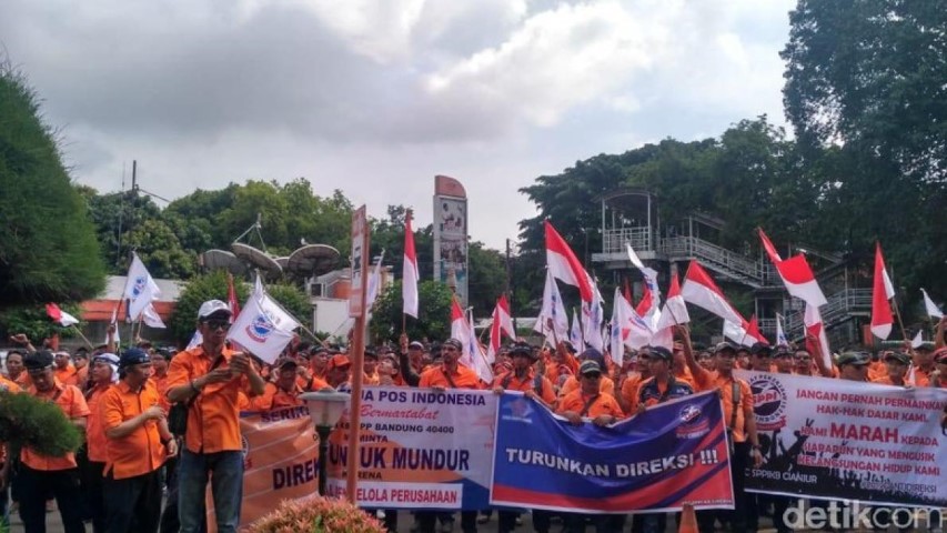 8 Ribu Personel Gabungan Amankan Demo Pegawai PT Pos Indonesia