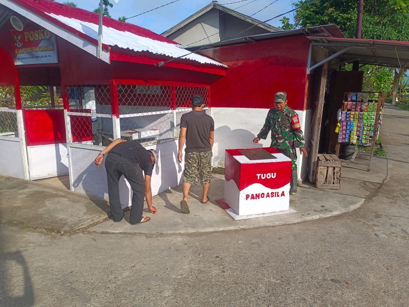 Babinsa Koramil 03/Tempuling Berpesan tentang Kecintaan terhadap Pancasila dan Bhineka Tunggal Ika