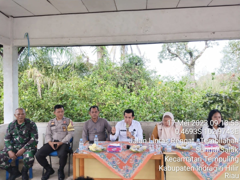 Babinsa Koramil 03/Tpl Serma Syamsul Hadiri Forum Konsultasi Publik (FKP) Di Kelurahan Pangkalan Tujuh