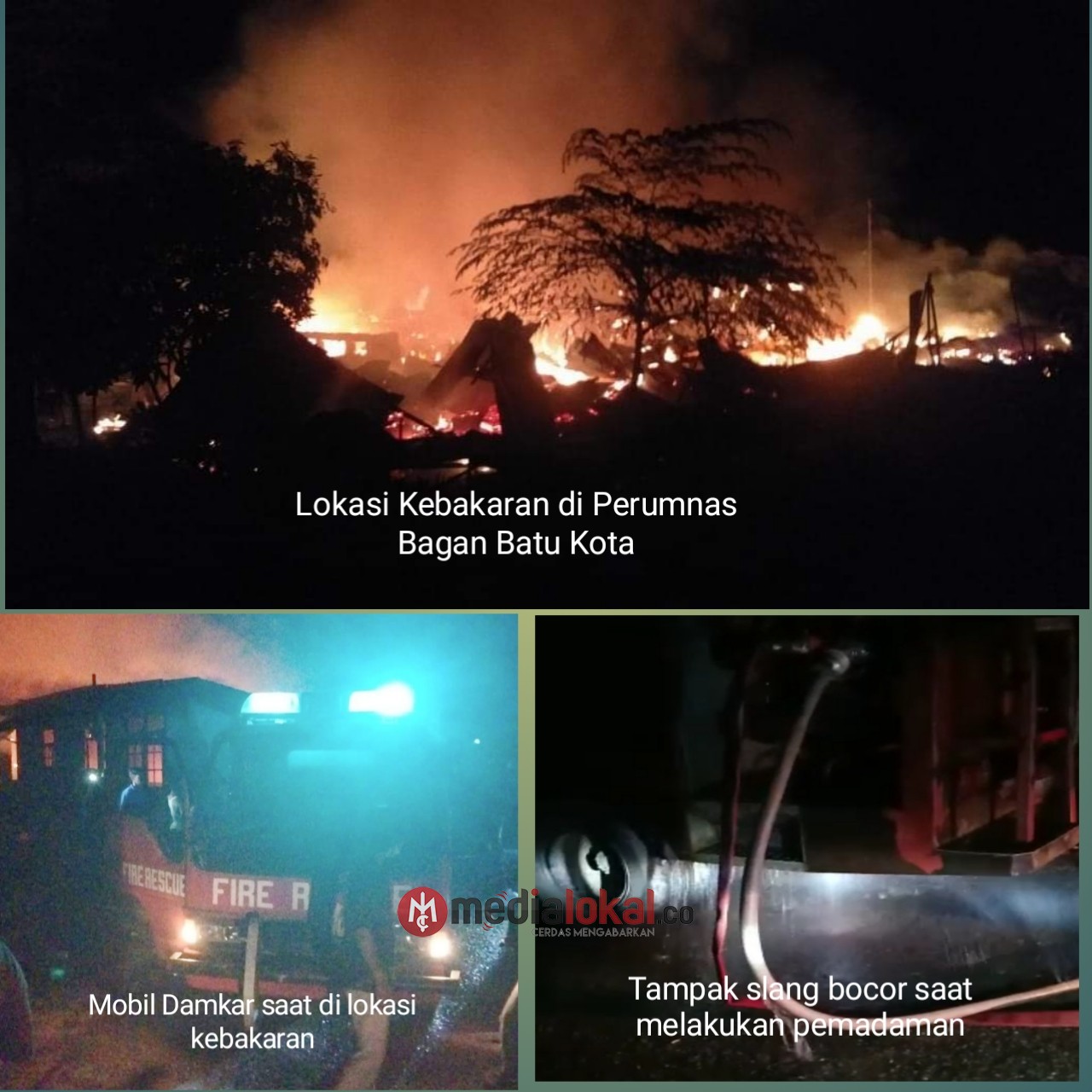 Penjinak Api Lumpuh Warga Minta Para Organisasi di Bagan Sinembah Kumpulkan Koin
